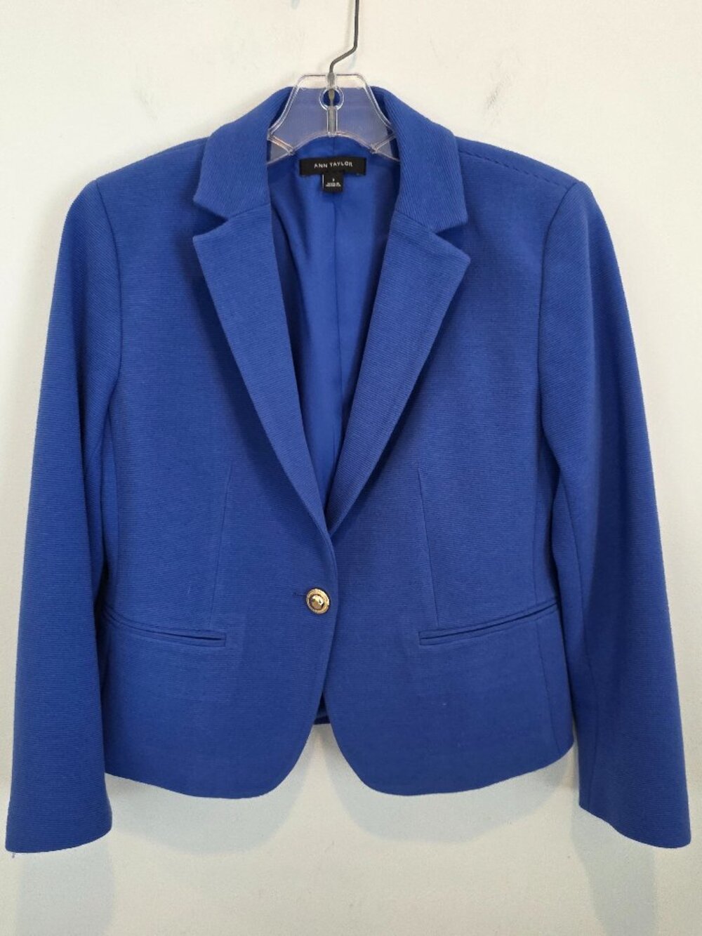Ann Taylor Blue Jacket, Size 2, Like New